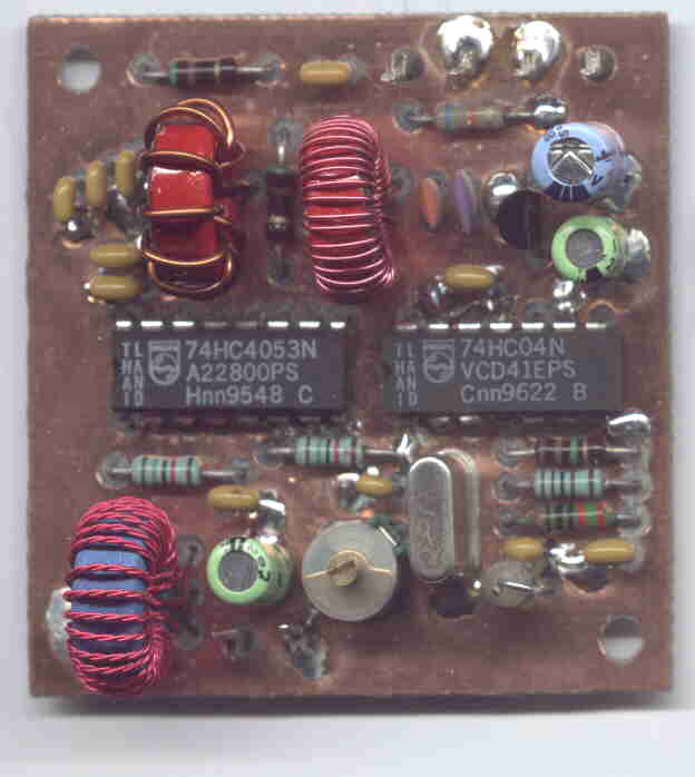 Simple HCMOS LF upconverter